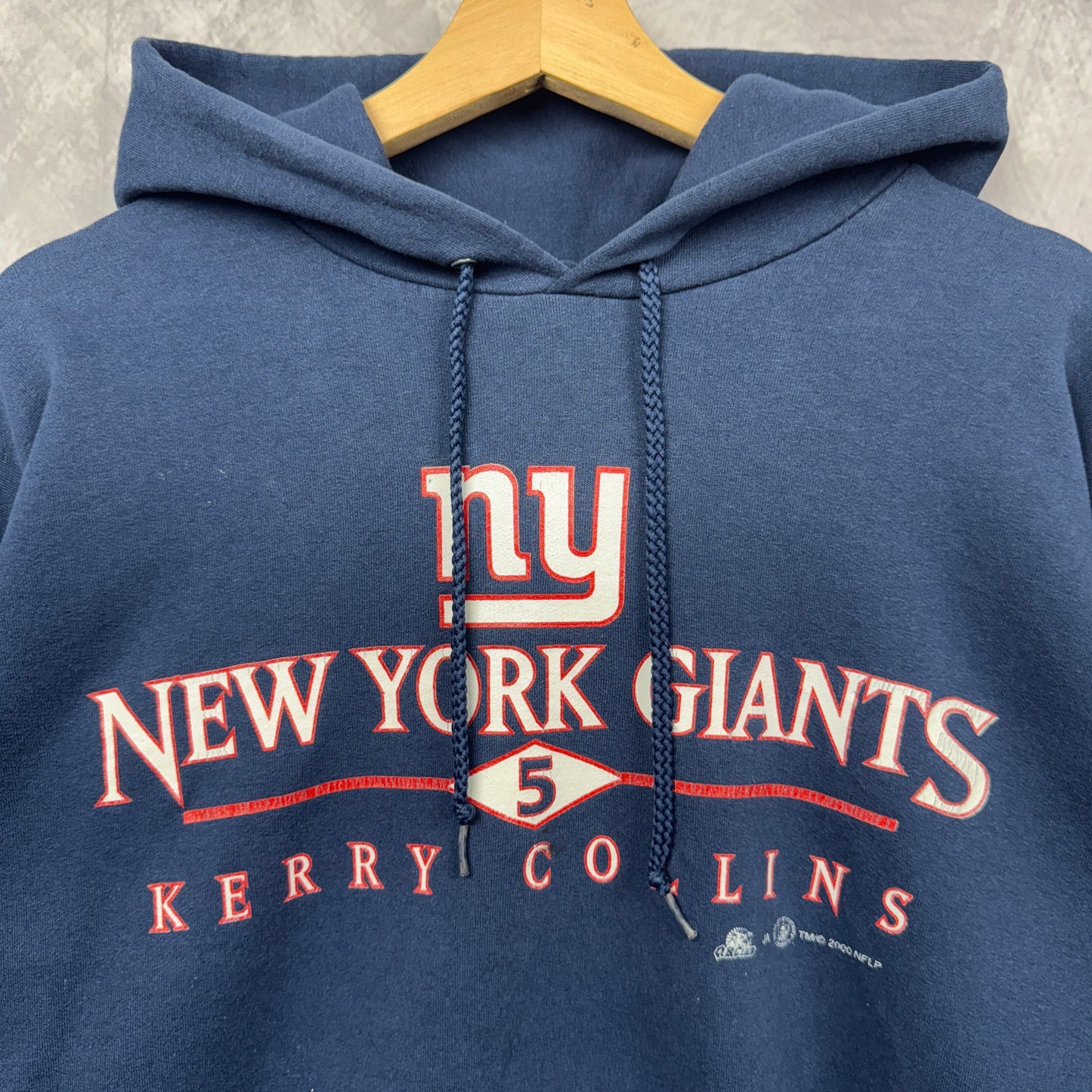 2000 Blue New York Giants Hoodie 4141