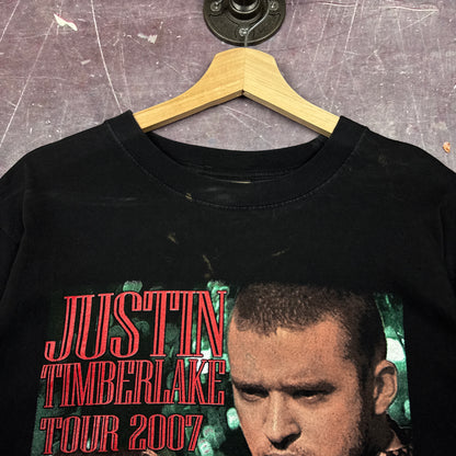 2007 Black Justin Timberlake P!nk Future Sex Love Show Tour Graphic Shirt M 2857