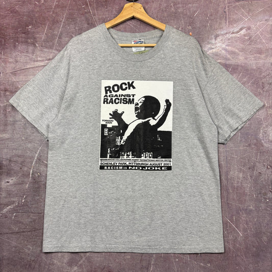 00s Grey Rock Against Racism Shirt 3673