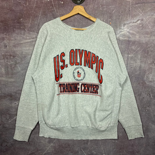 90s Grey U.S. Olympic Training Center Sweatshirt 3484