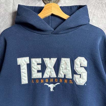 90s Blue Russell Texas Longhorns Hoodie 4434