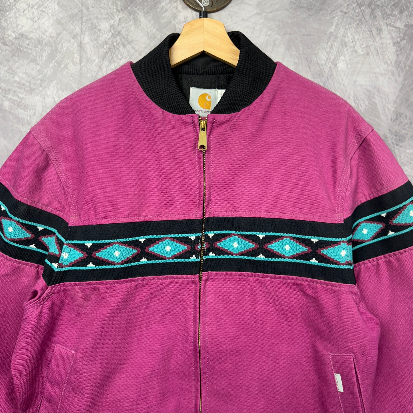 80s Purple Carhartt Aztec Jacket 4055