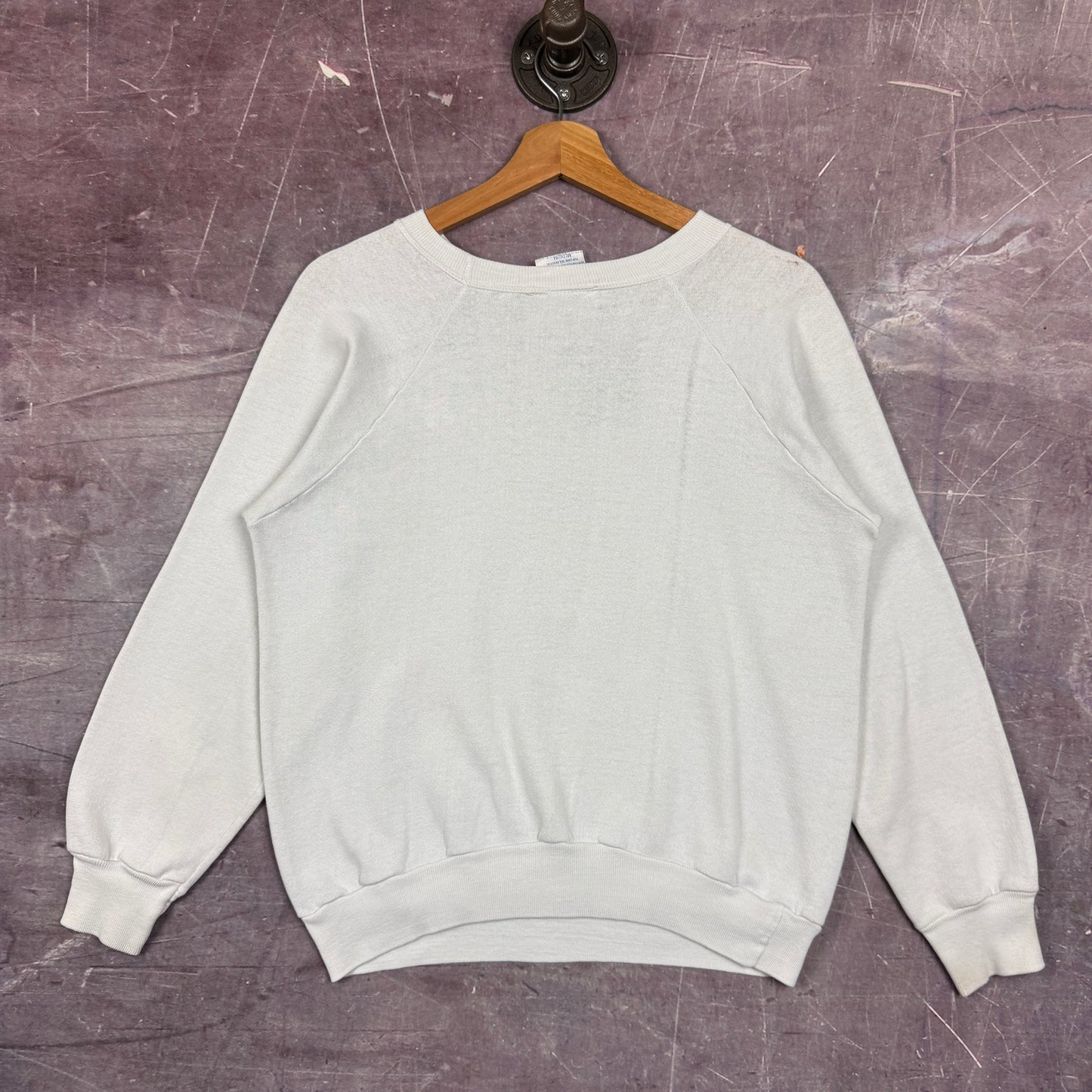 90s White UNC Tar Heels Sweatshirt 3397