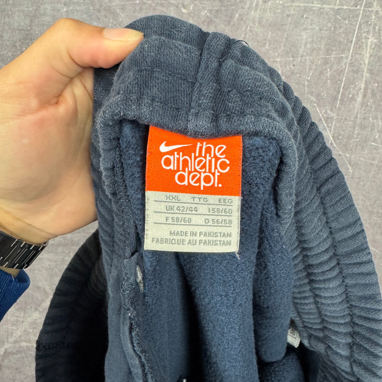 Early 00s Navy Blue Nike Baggy Sweatpants 40x31 2049