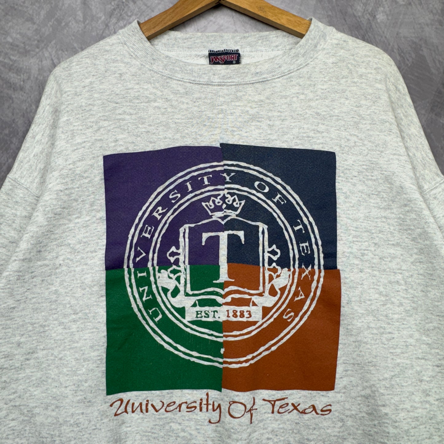 90s Grey Texas Longhorns Crewneck Sweatshirt 4351