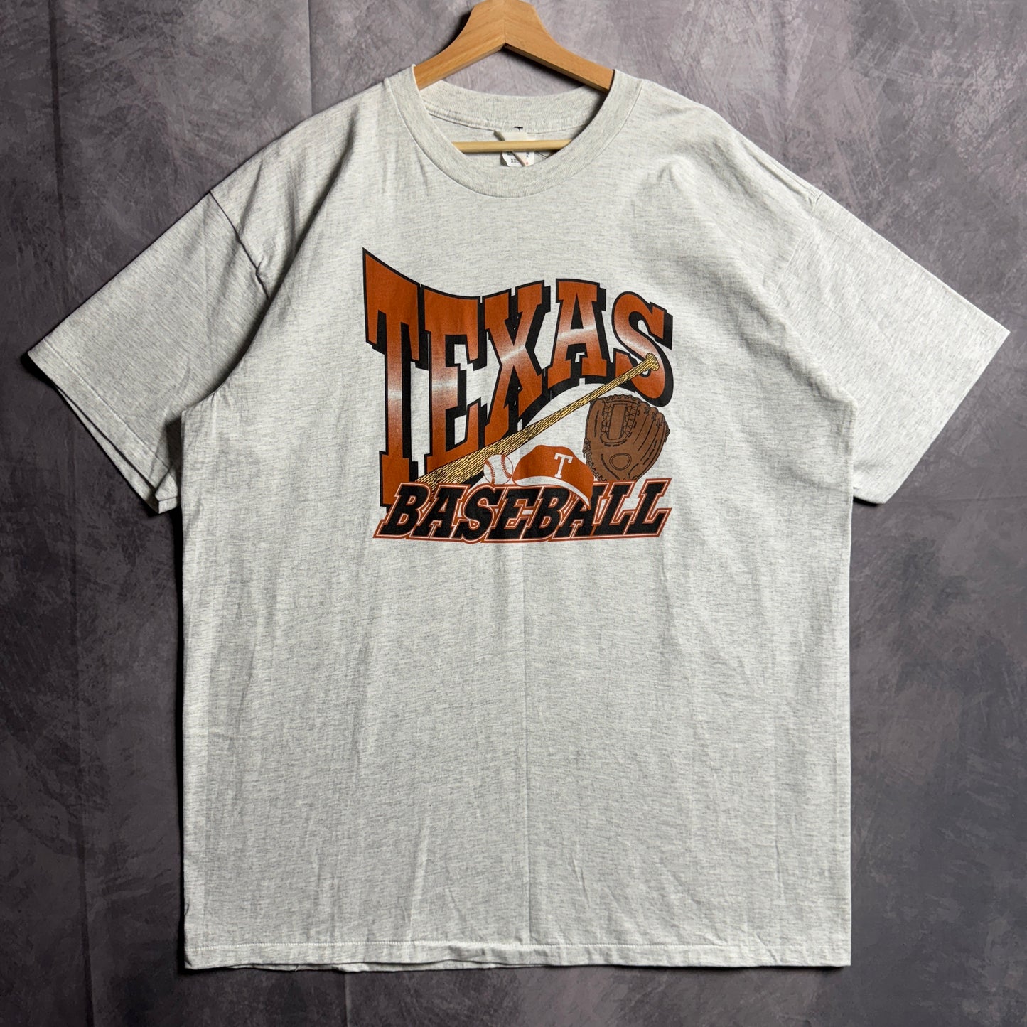 90s Grey Texas Longhorns Baseball Shirt 4535
