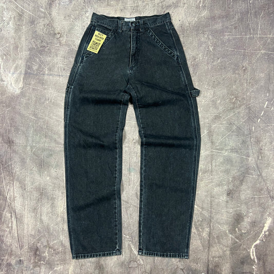 90s Dark Blue Guess Jeans Carpenter Work Pants 27x31 AY83