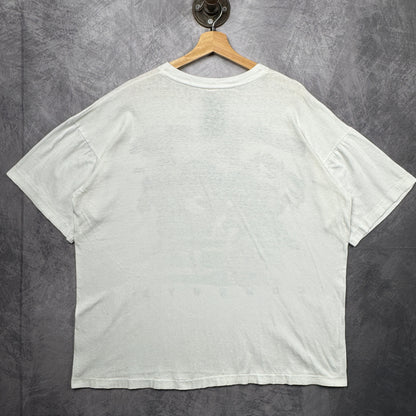 90s White Dallas Cowboys Taz Shirt 4253