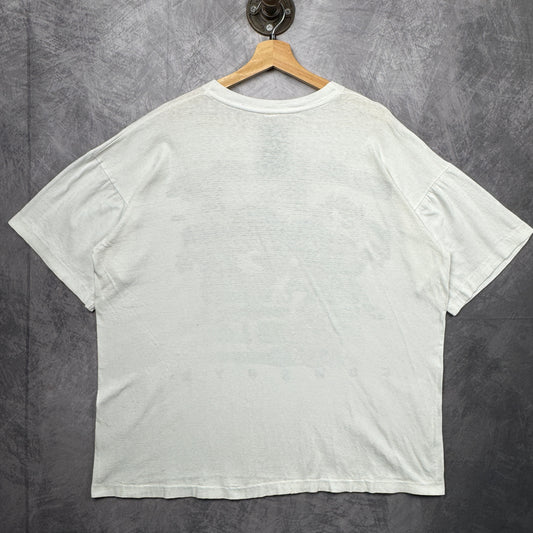 90s White Dallas Cowboys Taz Shirt 4253