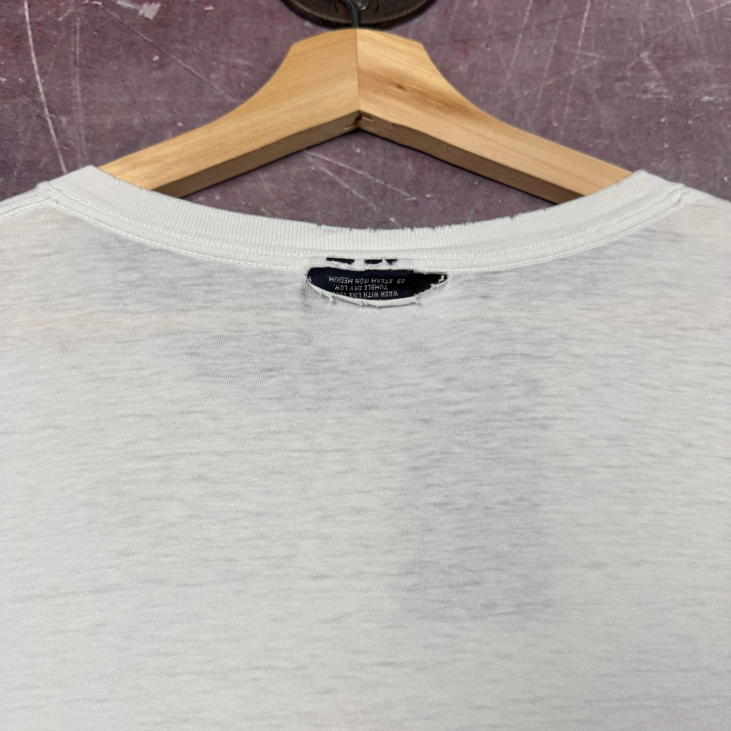 90s White Ralph Lauren Polo Bear Pocket Shirt 3729