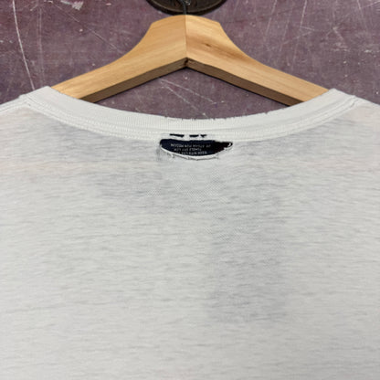 90s White Ralph Lauren Polo Bear Pocket Shirt 3729