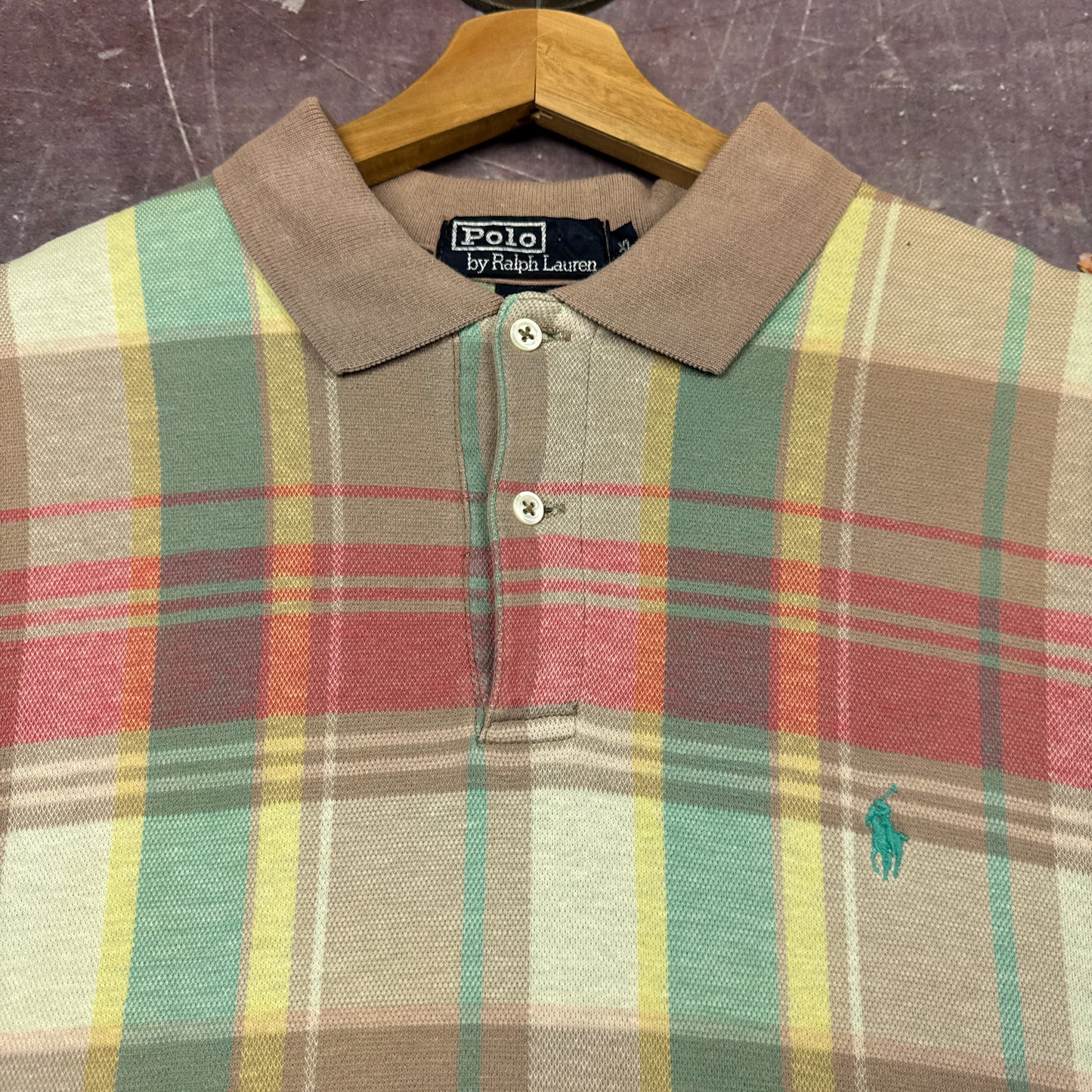 90s Plaid Polo Ralph Lauren Shirt 3738