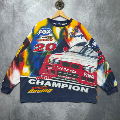 90s Multicolor BMW All Over Print Shirt 4073