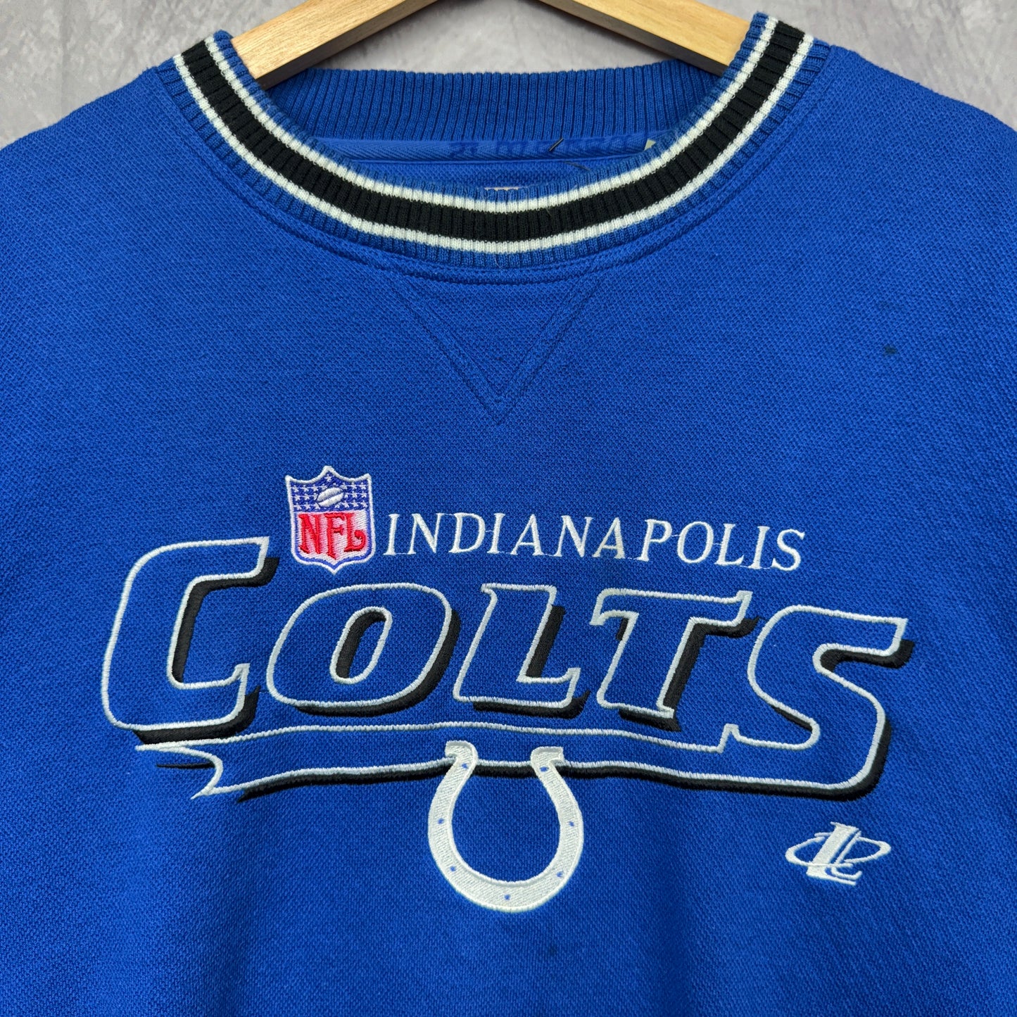 90s Blue Indianapolis Colts Crewneck Sweatshirt 4265