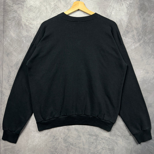 1990 Black Cincinnati Bengals Crewneck Sweatshirt 4282