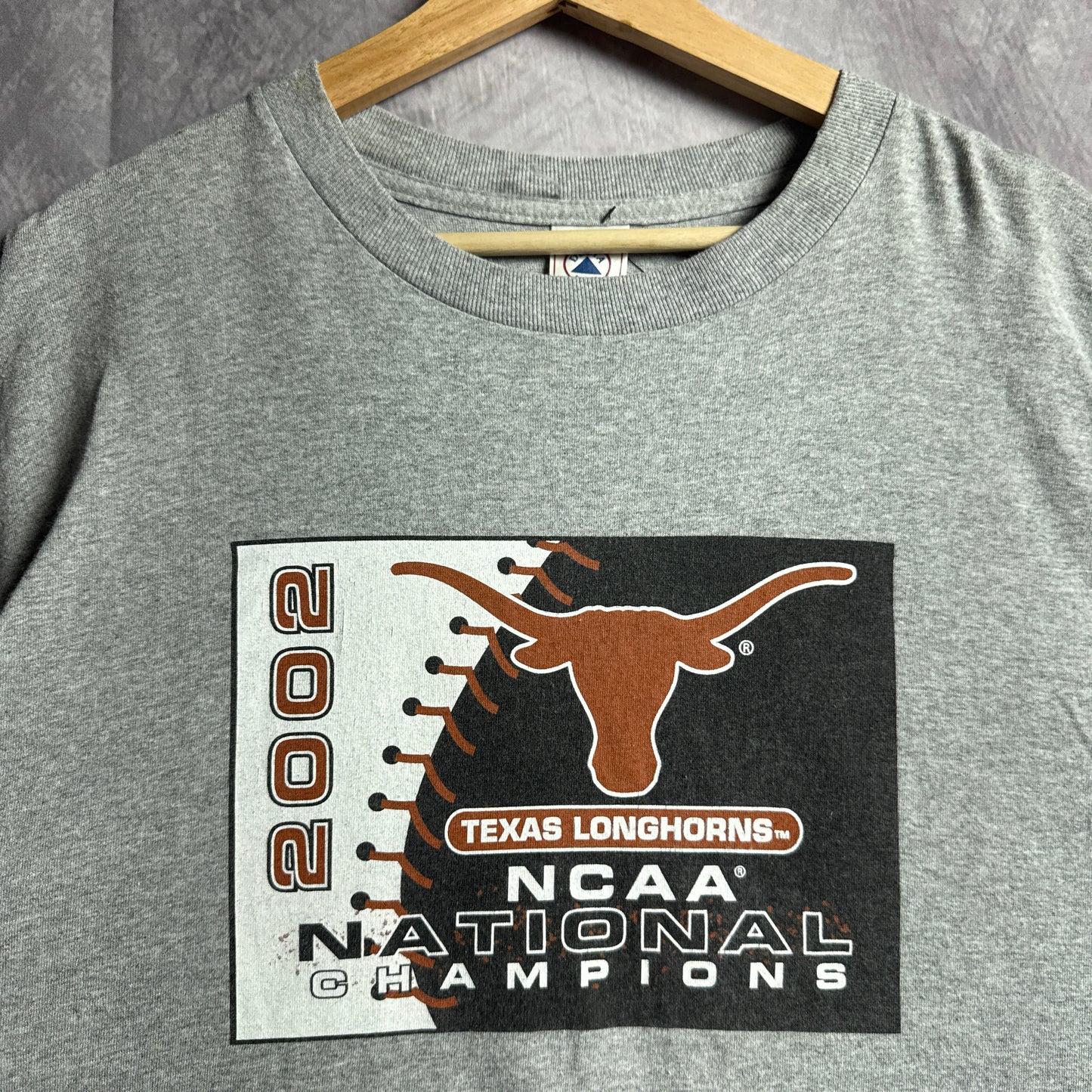 2002 Grey Texas Longhorns Baseball National Champions Shirt 4530