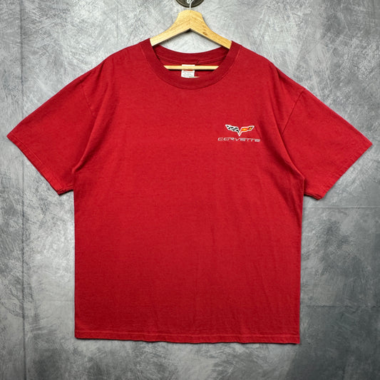 00s Red Chevrolet Corvette Shirt 3964
