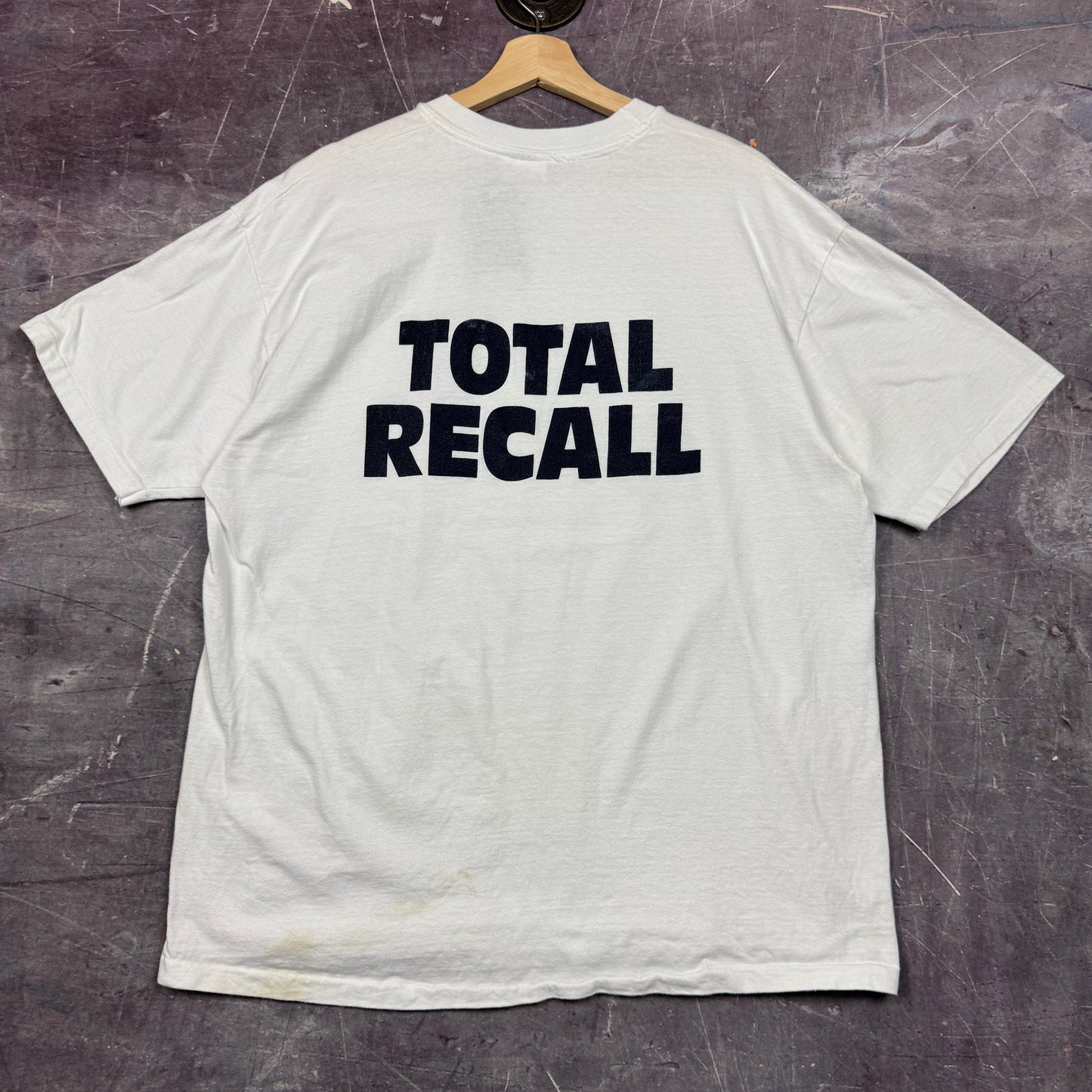 90s White Yale Total Recall Department of Anesthesiology  Shirt XL 0848