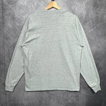 Early 00s Grey Pittsburgh Steelers Mock Neck Shirt 4193