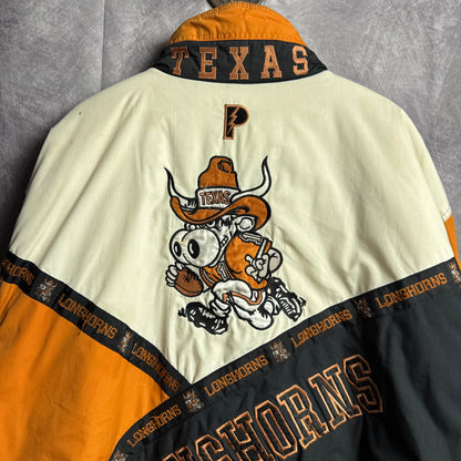 90s Multi Color Texas Longhorns Pro Player Puffer Jacket 4453