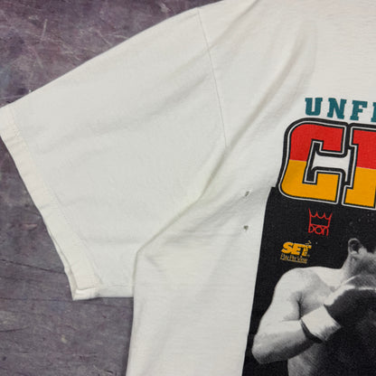 1994 White Chavez Taylor MGM Grand Garden Boxing Graphic Shirt Boxy XL 1029