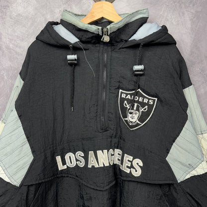 90s Black Los Angeles Raiders Jacket 4067