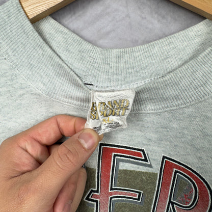 1994 Grey San Francisco 49ers Crewneck Sweatshirt 4105