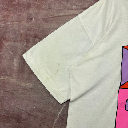 90s White Sun Daze Pop Art Tee 3813