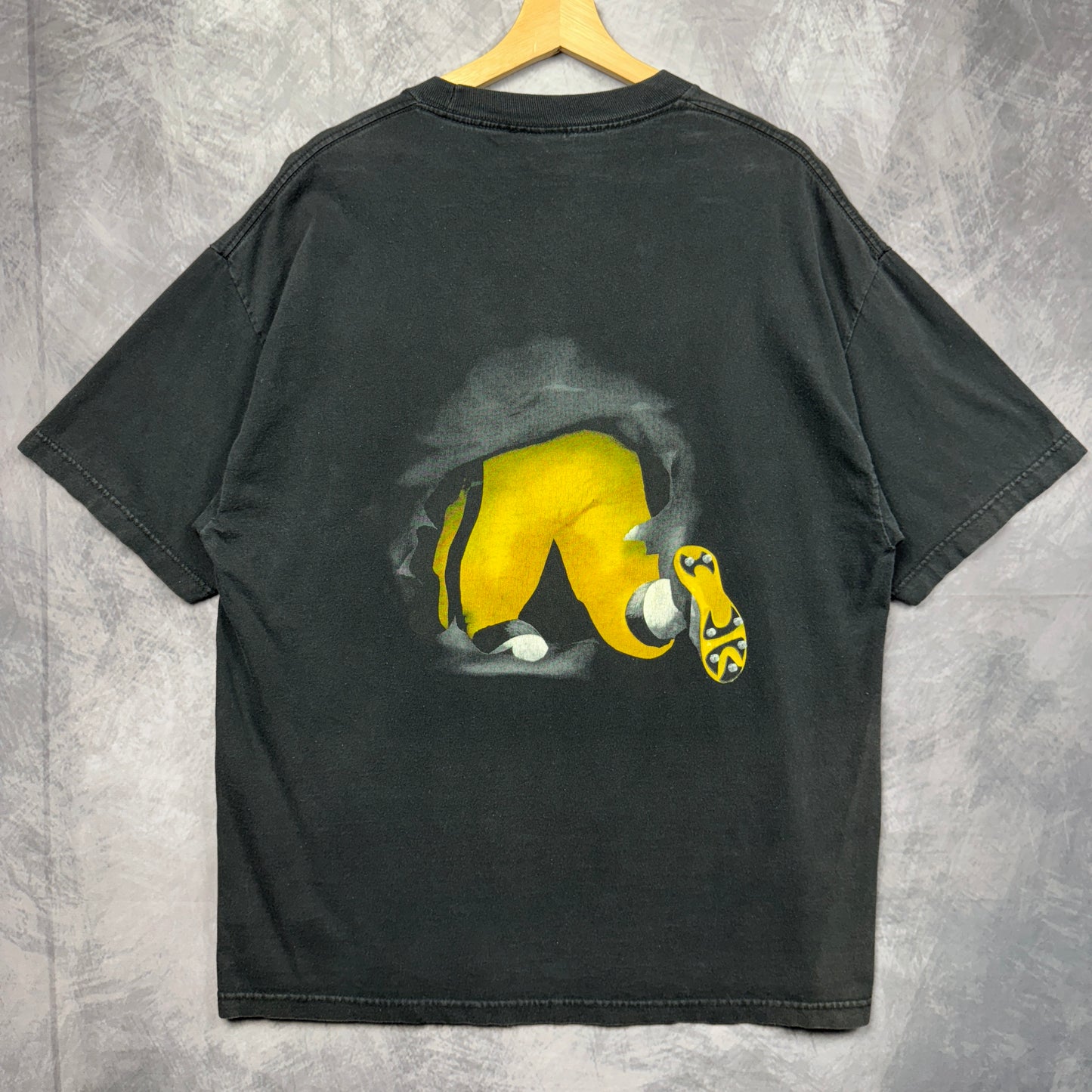 90s Black Pittsburgh Steelers Shirt 4188