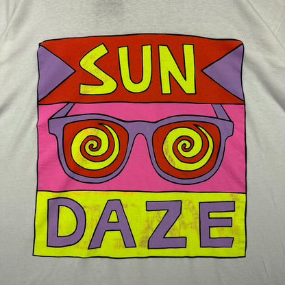 90s White Sun Daze Pop Art Tee 3813