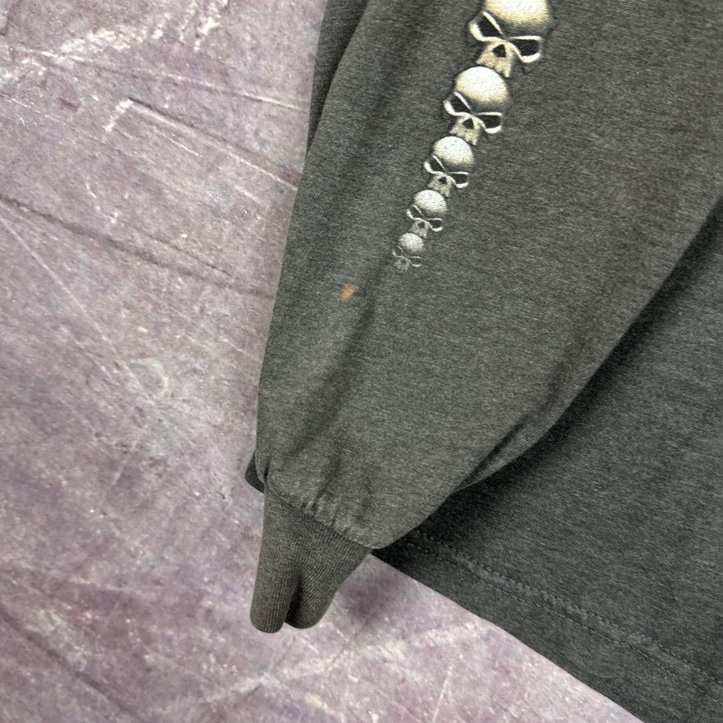 00s Grey Harley Davidson Long Sleeve Shirt 3072