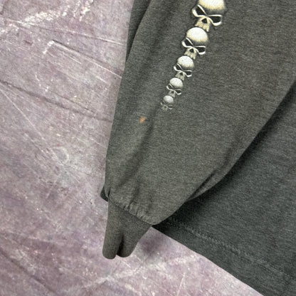 00s Grey Harley Davidson Long Sleeve Shirt 3072