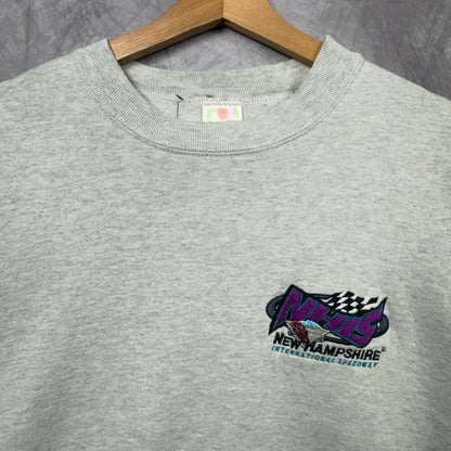 90s Grey NHIS Crewneck Sweatshirt 3987