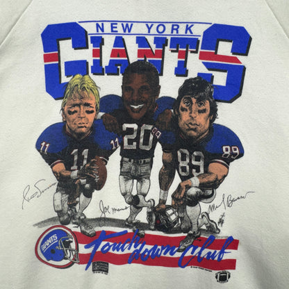 1987 White New York Giants Crewneck Sweatshirt 4111