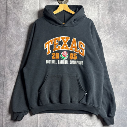 2005 Black Texas Longhorns Rose Bowl Hoodie 4579