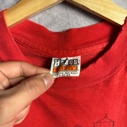 80s Red Texas Longhorns School Of Architecture Shirt 4622