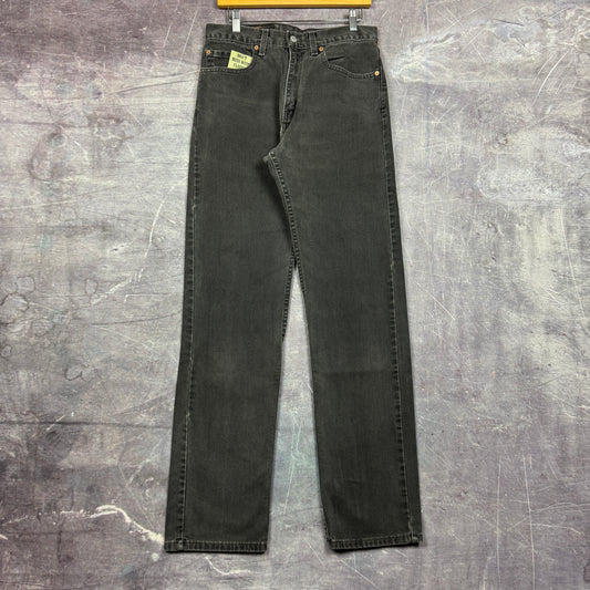 90s Black Levi's 505 Denim Jeans 30x34 0747