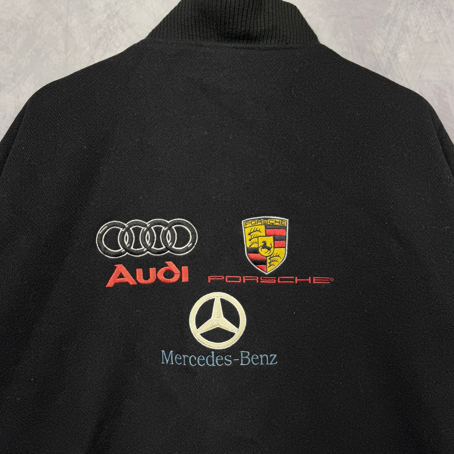 90s Porsche Audi Mercedes Varsity Jacket 4053