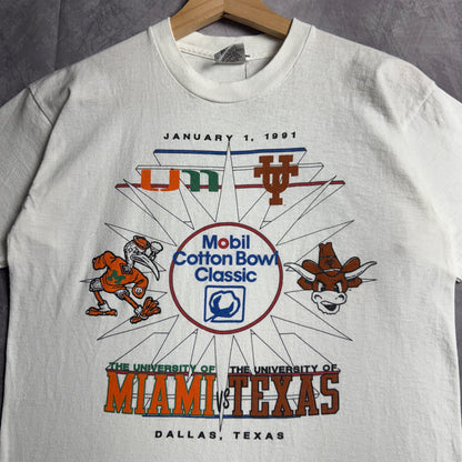 1991 White Texas Longhorns Cotton Bowl Shirt 4600