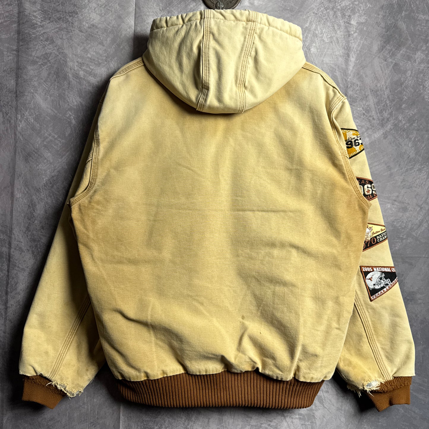 90s Tan Brown Texas Longhorns Carhartt Active Jacket 4450
