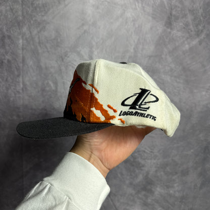 90s Texas Longhorns Logo Athletic Splash Snapback Hat 4624