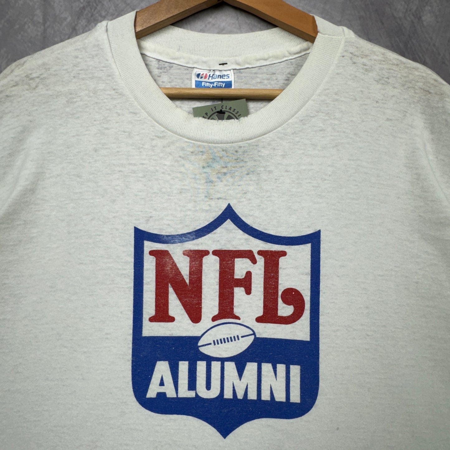 90s White NFL Alumni Shirt 4234