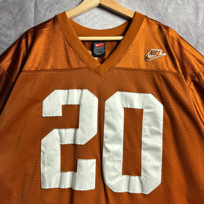 00s Orange Texas Longhorns Earl Campbell Nike #20 Jersey 4591