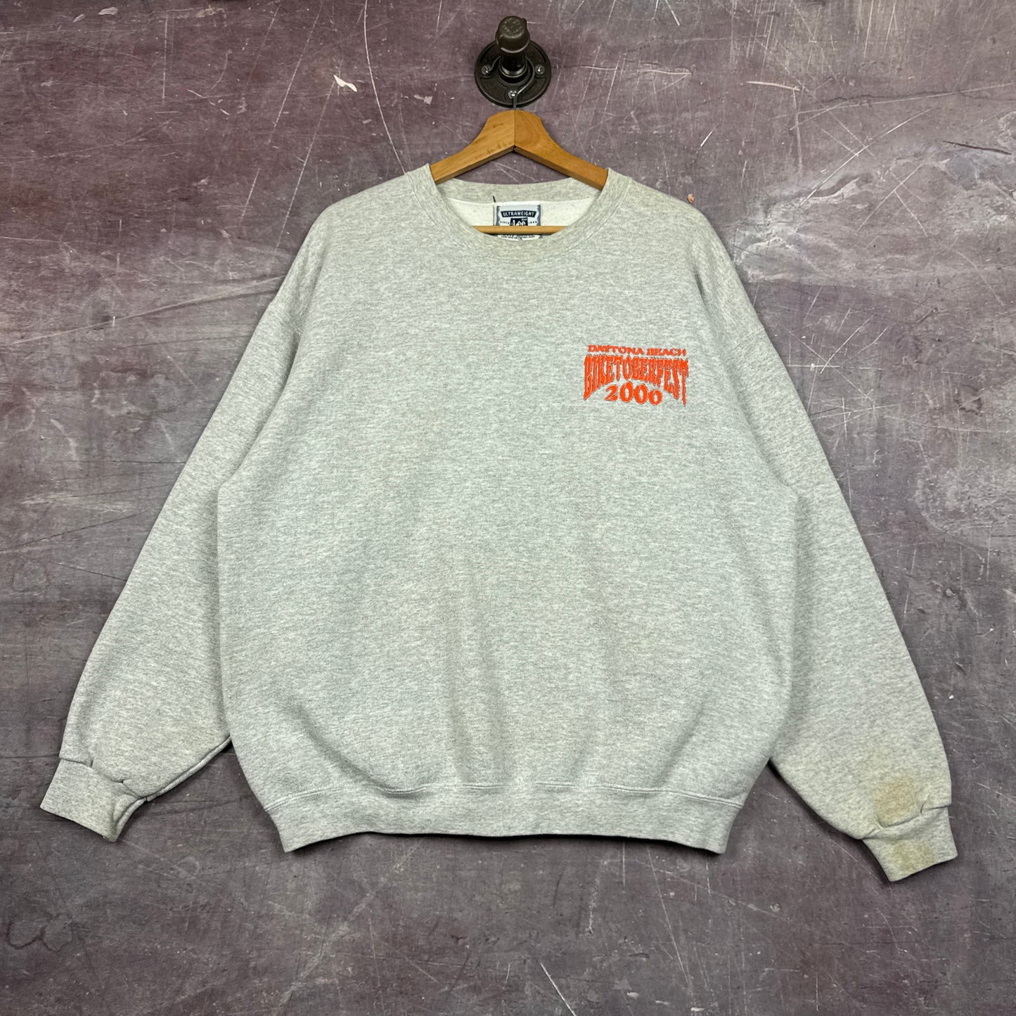00s Heather Gray Biketoberfest Sweatshirt 3091