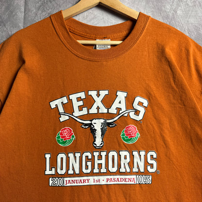 2005 Orange Texas Longhorns Rose Bowl Shirt 4493