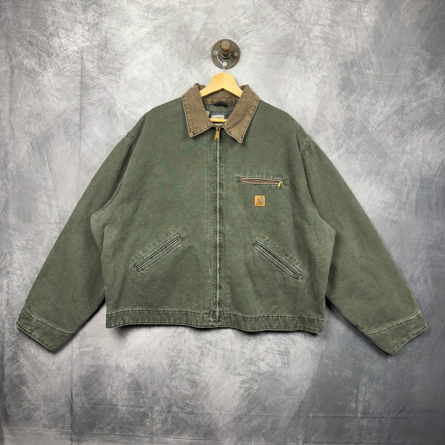 90s Green Carhartt Detroit Jacket 4046