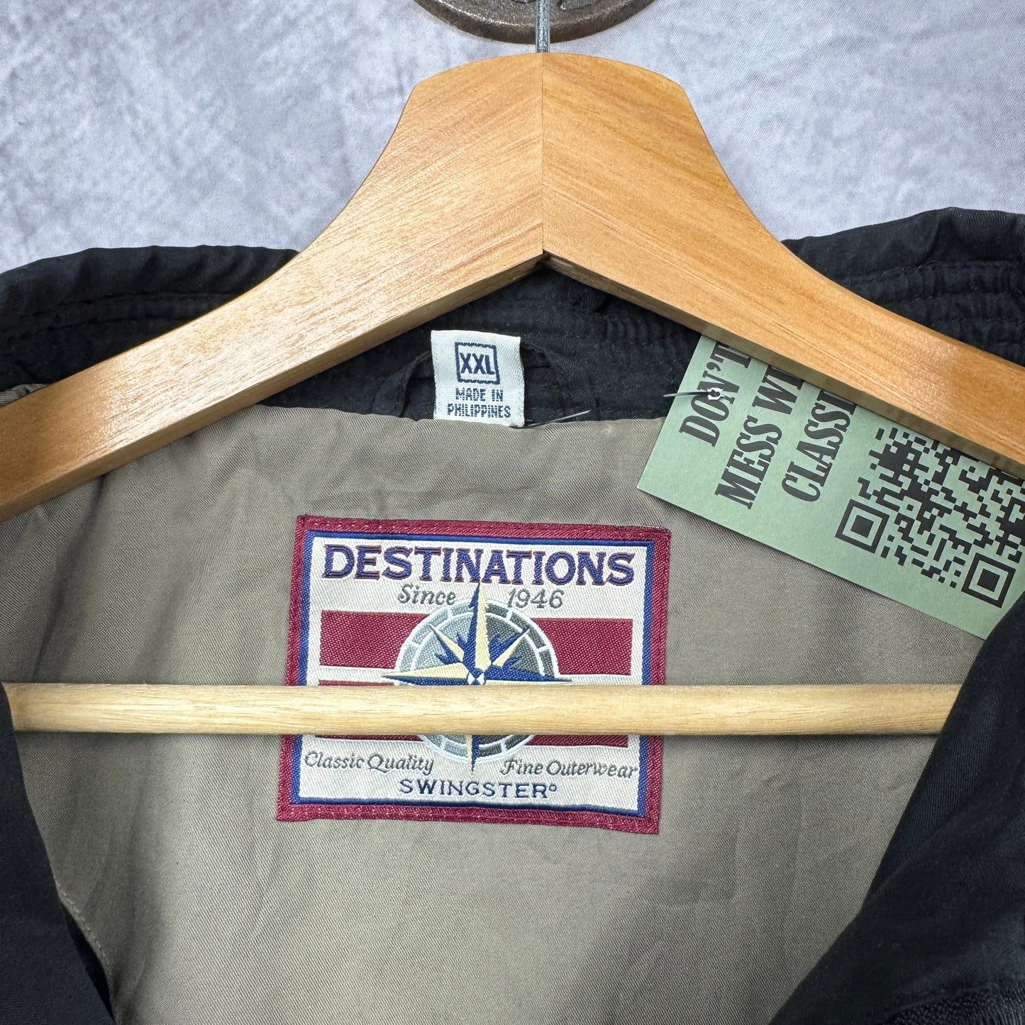 90s Black Corvette Jacket 4015