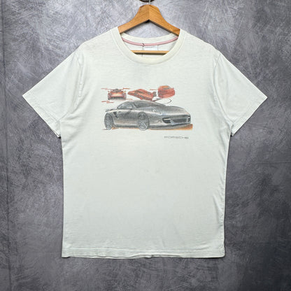 00s White Porsche Shirt 4029