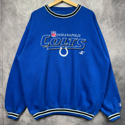 90s Blue Indianapolis Colts Crewneck Sweatshirt 4265