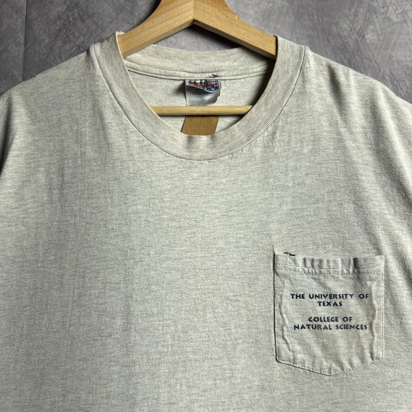 90s Grey Texas Longhorns College Of Natural Sciences Shirt 4488
